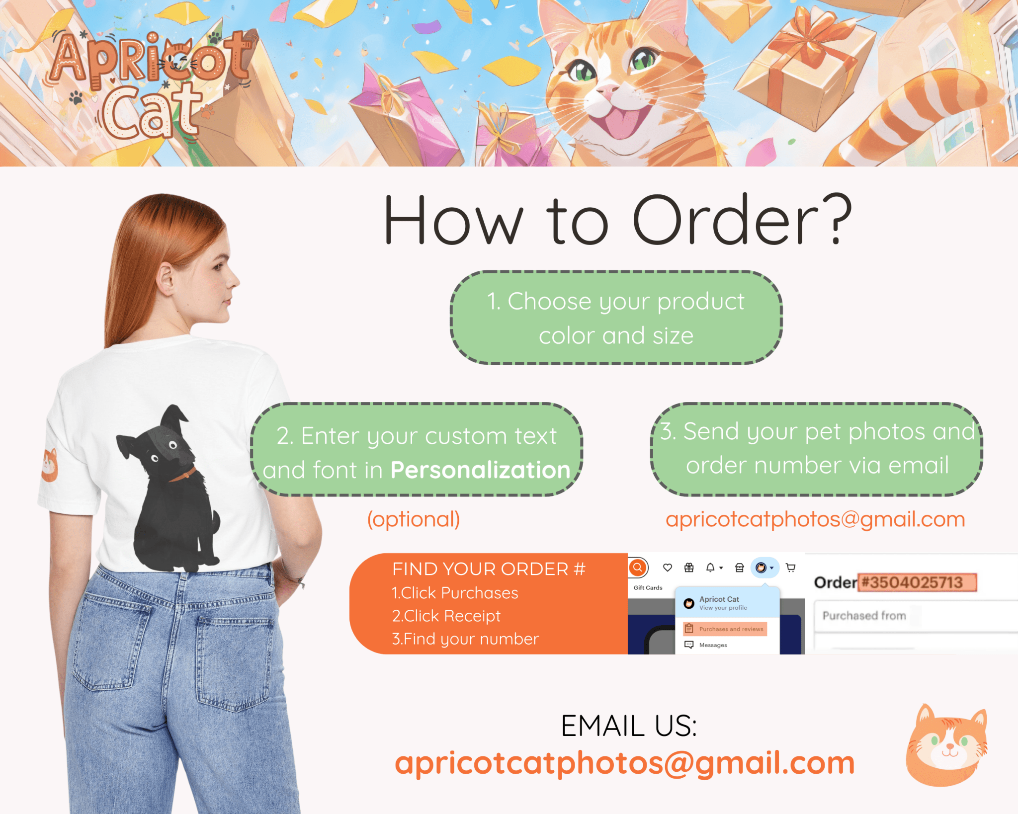 Custom Pet Phone Case | Personalized Dog Cat Portrait | Protective iPhone Case | Pet Lover Gift | Tough Dual Layer | Christmas Gift - Apricot Cat Phone Case