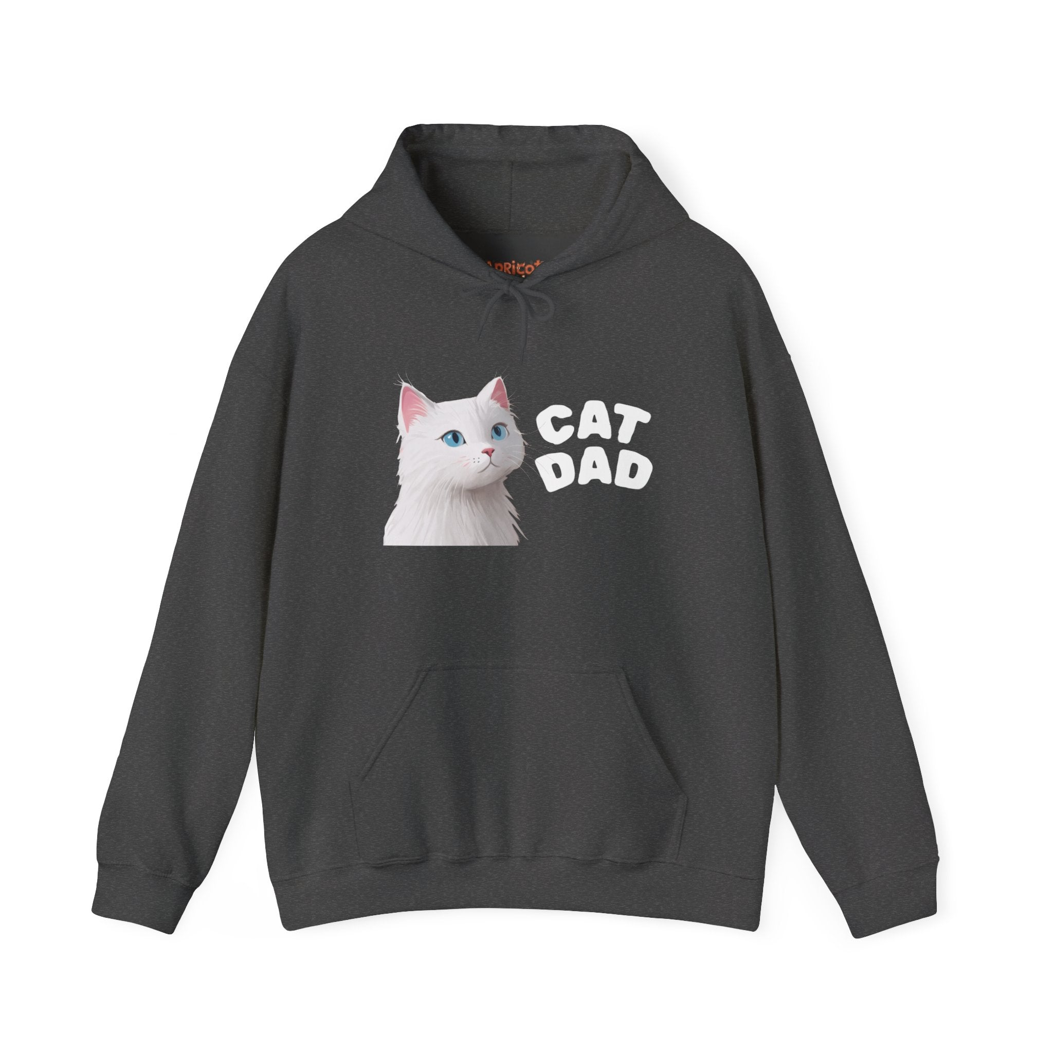 Custom Pet Portrait Hoodie | Personalized Dog Mom & Cat Dad Sweatshirt | Custom Pet Illustration from Photo | Gift for Pet Lovers - Apricot Cat Hoodie