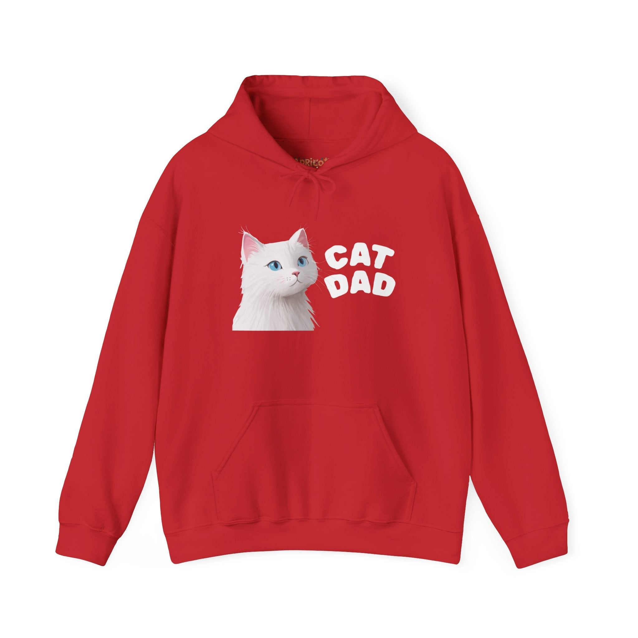 Custom Pet Portrait Hoodie | Personalized Dog Mom & Cat Dad Sweatshirt | Custom Pet Illustration from Photo | Gift for Pet Lovers - Apricot Cat Hoodie