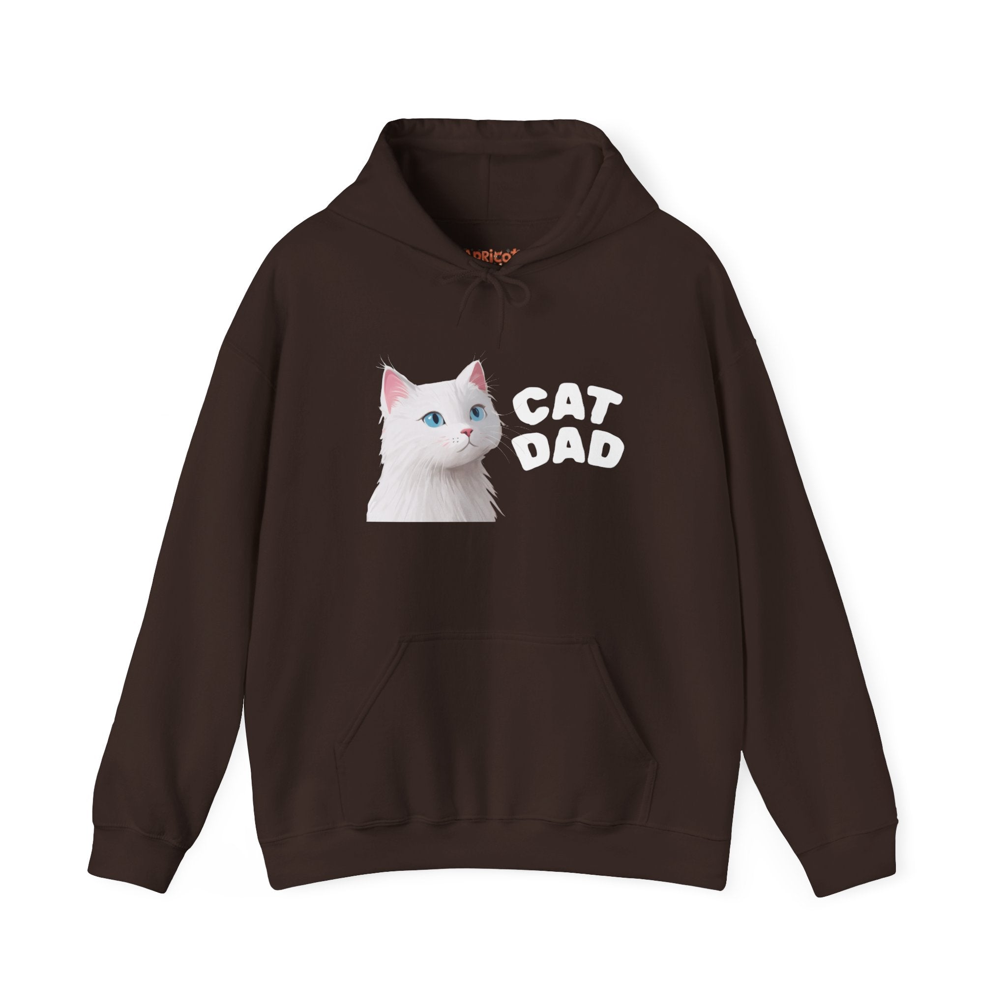 Custom Pet Portrait Hoodie | Personalized Dog Mom & Cat Dad Sweatshirt | Custom Pet Illustration from Photo | Gift for Pet Lovers - Apricot Cat Hoodie