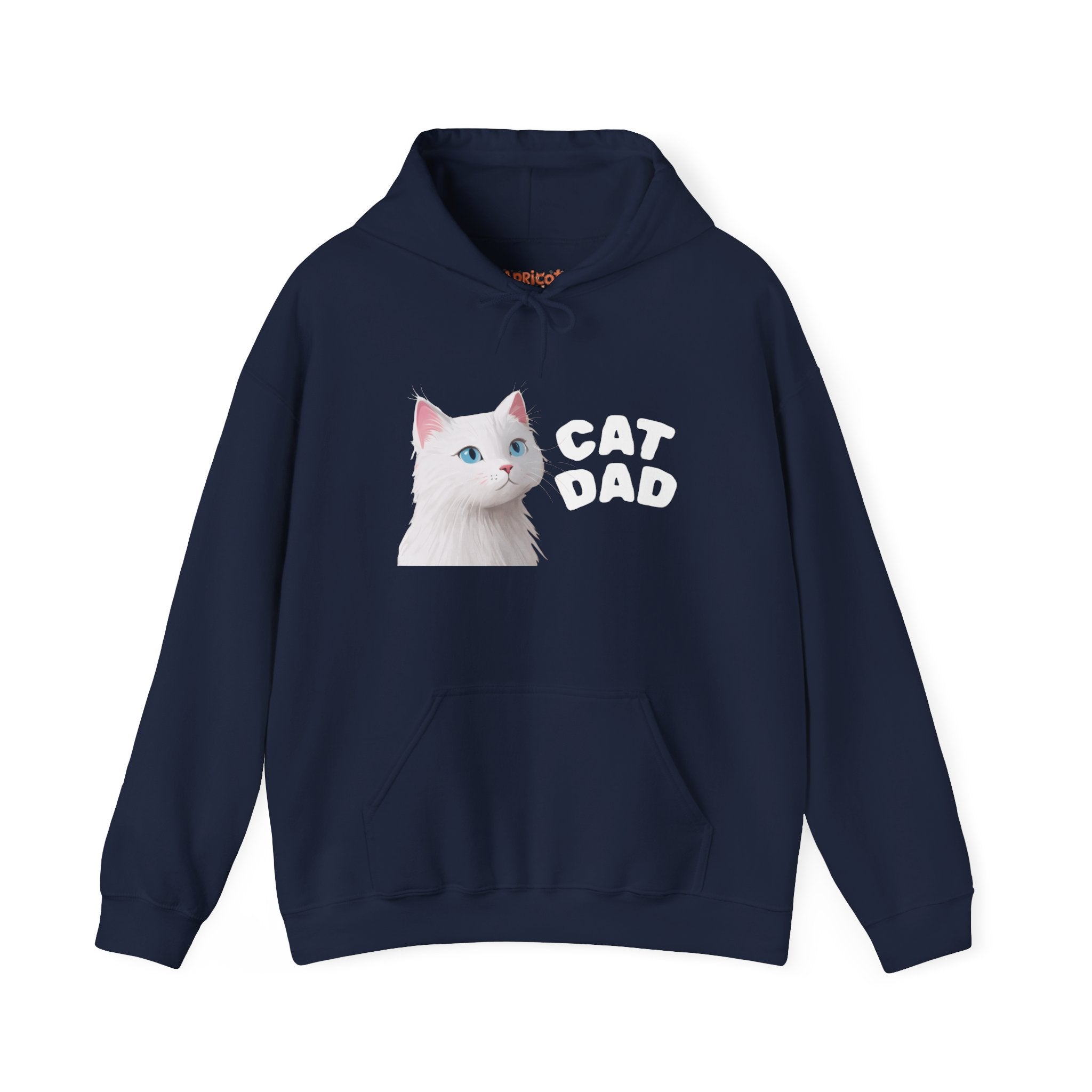 Custom Pet Portrait Hoodie | Personalized Dog Mom & Cat Dad Sweatshirt | Custom Pet Illustration from Photo | Gift for Pet Lovers - Apricot Cat Hoodie