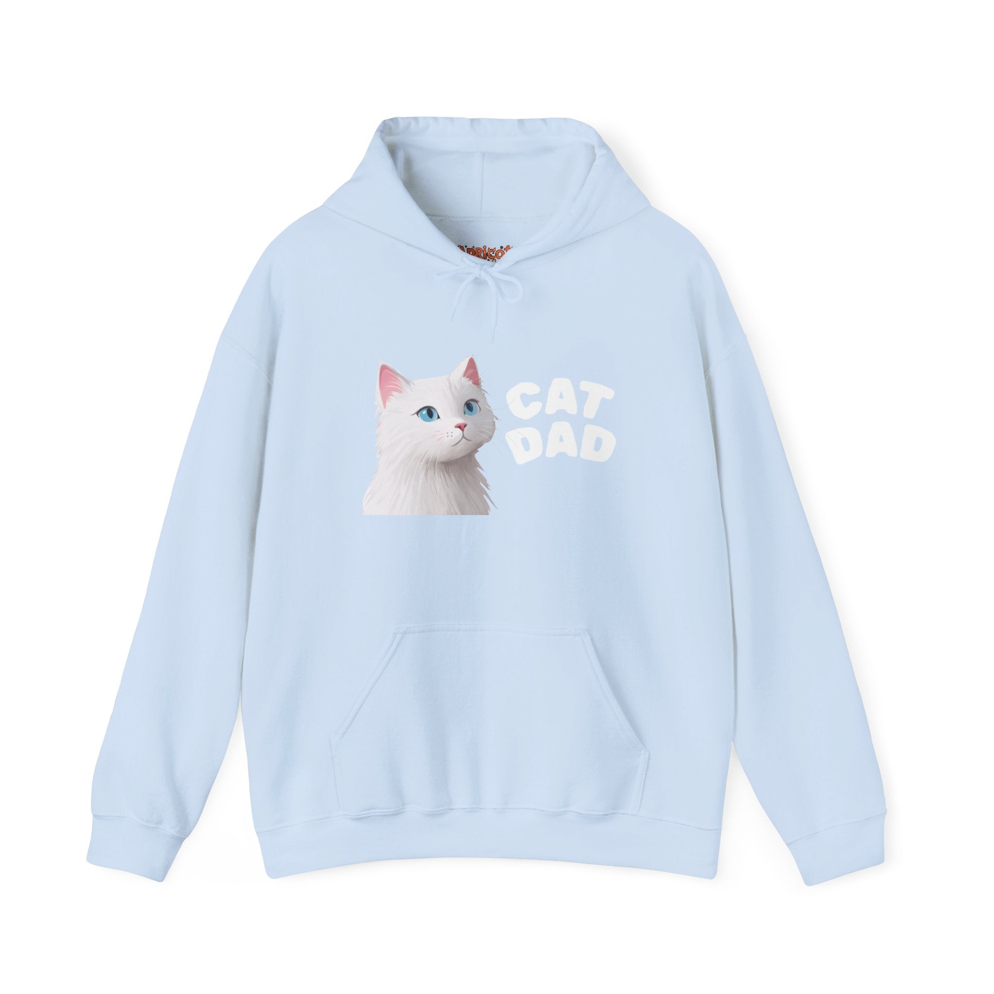 Custom Pet Portrait Hoodie | Personalized Dog Mom & Cat Dad Sweatshirt | Custom Pet Illustration from Photo | Gift for Pet Lovers - Apricot Cat Hoodie