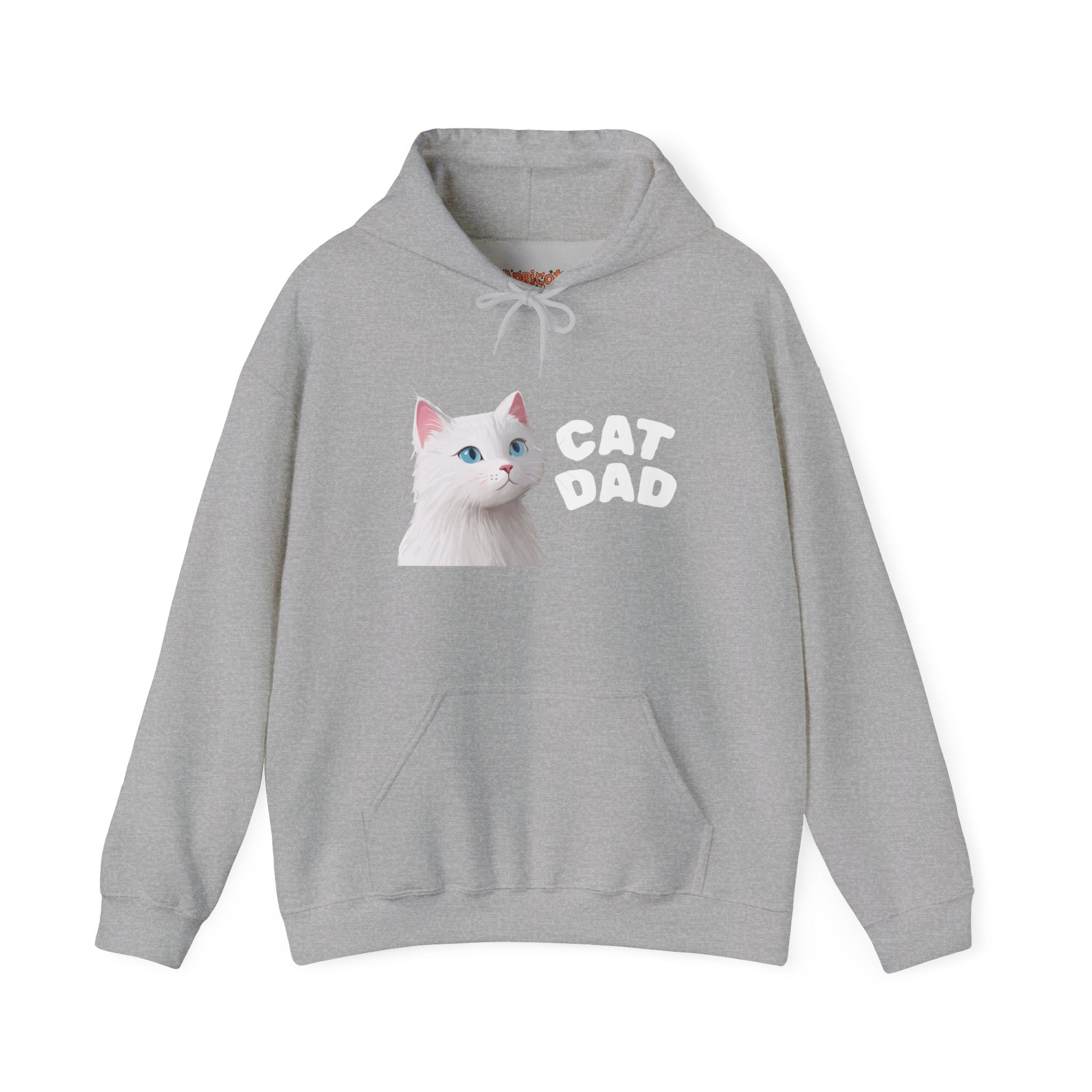 Custom Pet Portrait Hoodie | Personalized Dog Mom & Cat Dad Sweatshirt | Custom Pet Illustration from Photo | Gift for Pet Lovers - Apricot Cat Hoodie