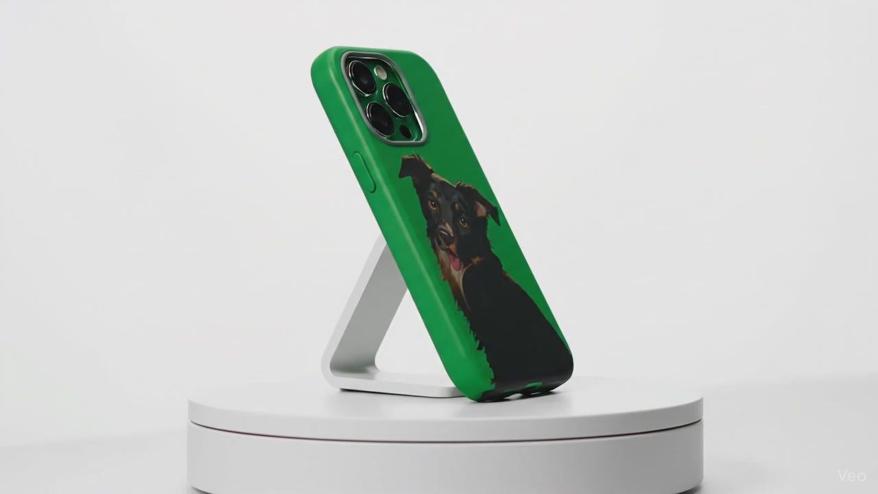 Custom Pet Phone Case | Personalized Dog Cat Portrait | Protective iPhone Case | Pet Lover Gift | Tough Dual Layer | Christmas Gift