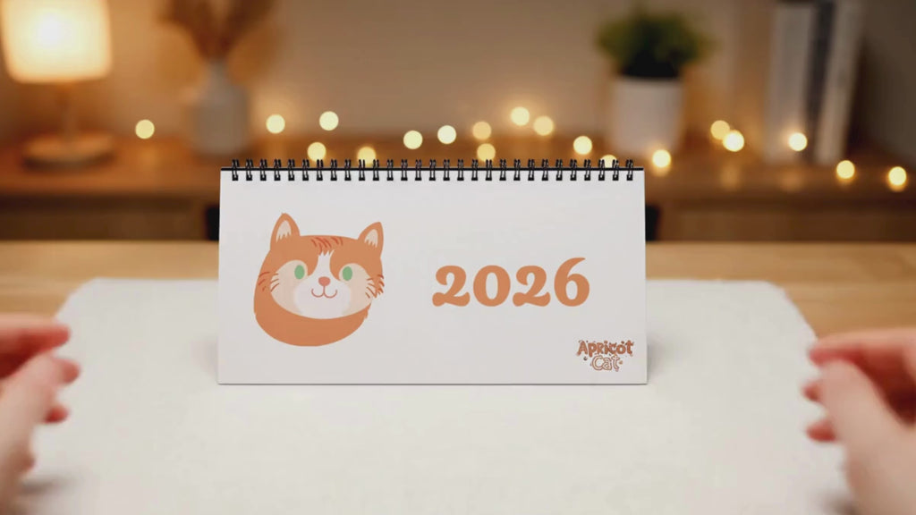 2026 Desk Calendar with Pet Illustrations | Cute Dog Cat Animal Desktop Calendar | Gift for Pet Lovers | Monthly Planner Stand