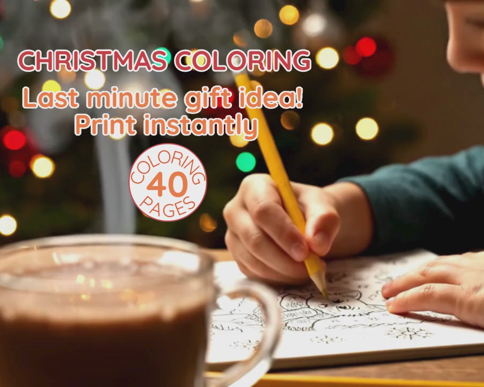 Christmas Cats Coloring Sheets | Printable Holiday Activity for Travel & Road Trip | Instant Download Kitten Coloring Book PDF